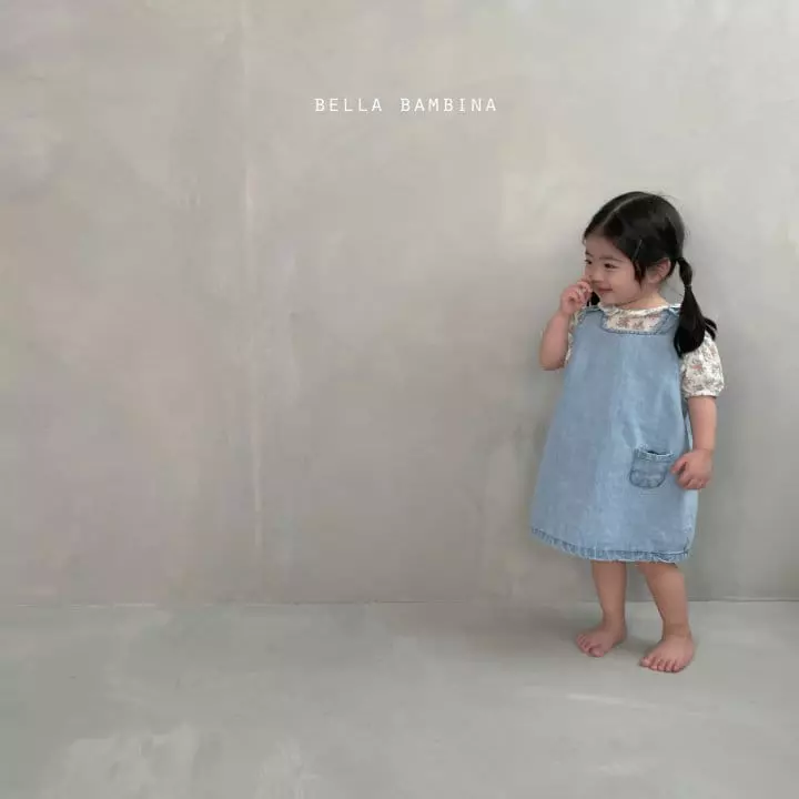 Bella Bambina - Korean Baby Fashion - #babygirlfashion - Bebe A Dungarees One-piece