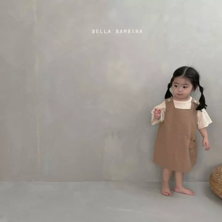 Bella Bambina - Korean Baby Fashion - #babylifestyle - Bebe A Dungarees One-piece - 2