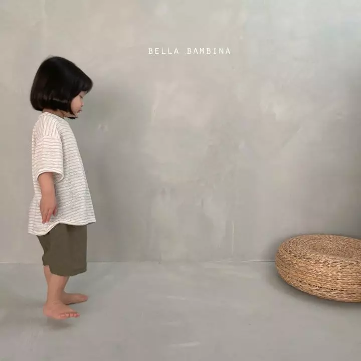 Bella Bambina - Korean Baby Fashion - #babyoninstagram - Bebe Banban Stripes Tee - 10