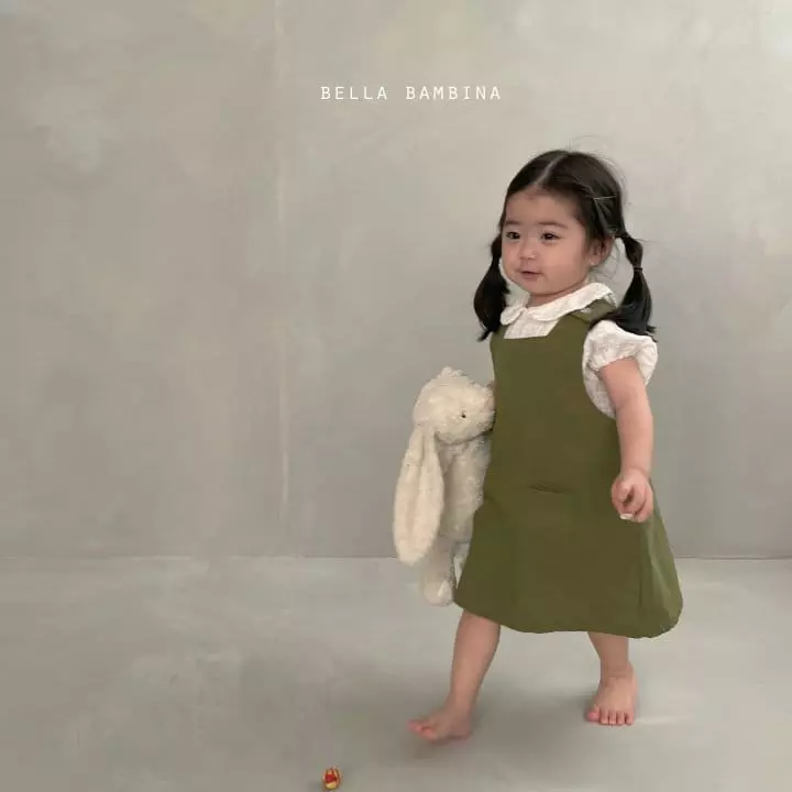 Bella Bambina - Korean Baby Fashion - #babyoninstagram - Bebe A Dungarees One-piece - 3