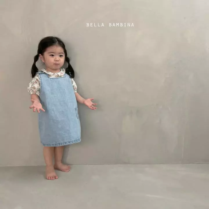 Bella Bambina - Korean Baby Fashion - #babyoninstagram - Bebe A Dungarees One-piece - 4