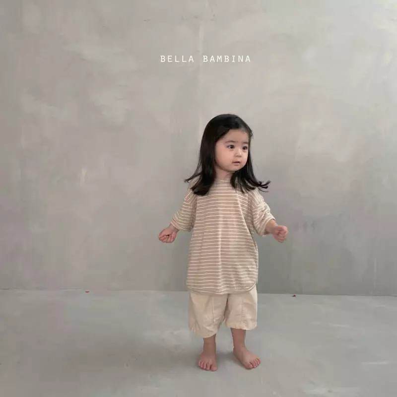Bella Bambina - Korean Baby Fashion - #babyootd - Banban Stripes Tee - 2