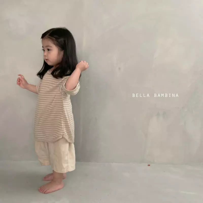 Bella Bambina - Korean Baby Fashion - #babyoutfit - Banban Stripes Tee - 4