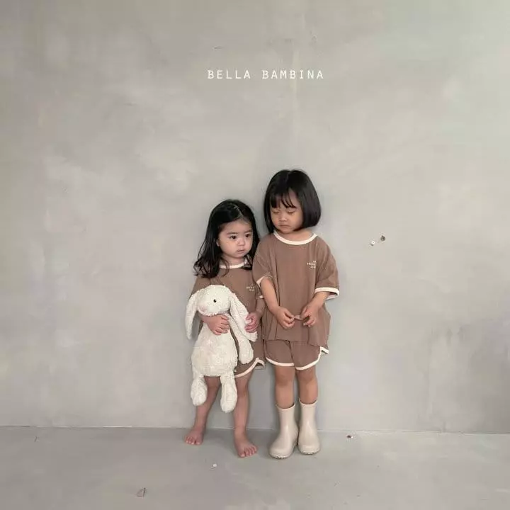 Bella Bambina - Korean Baby Fashion - #onlinebabyboutique - Bebe Brechel Top Bottom Set - 3