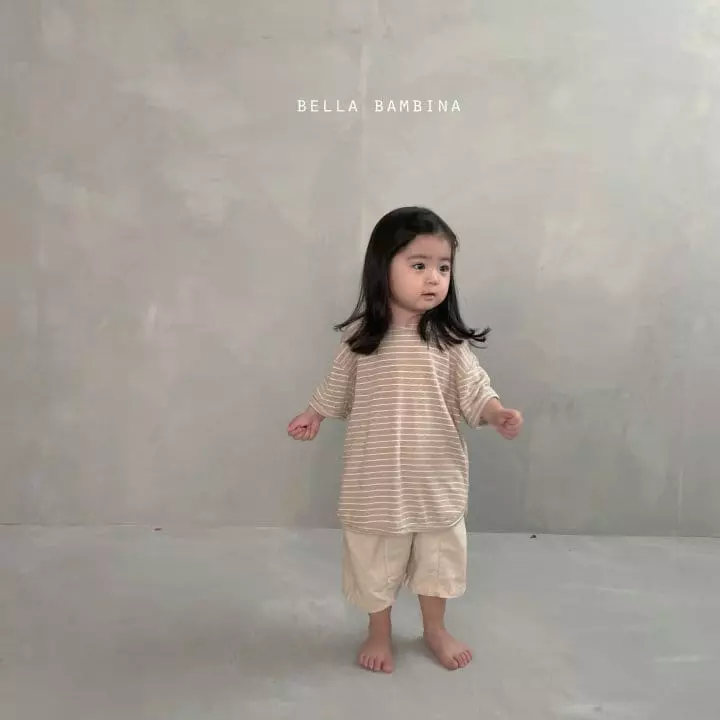 Bella Bambina - Korean Baby Fashion - #onlinebabyshop - Bebe Banban Stripes Tee