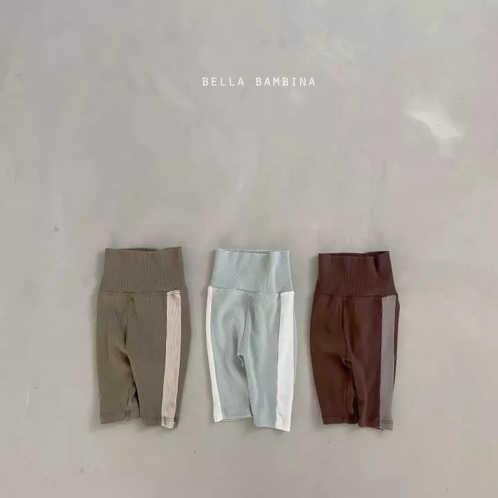 Bella Bambina - Korean Baby Fashion - #onlinebabyshop - Bebe Line Color Leggings - 12