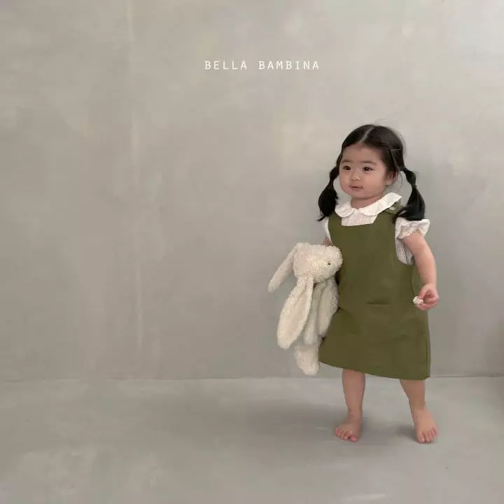 Bella Bambina - Korean Baby Fashion - #onlinebabyshop - Bebe A Dungarees One-piece - 9