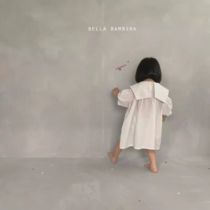 Bella Bambina - Korean Children Fashion - #Kfashion4kids - Sailor Collar One-piece