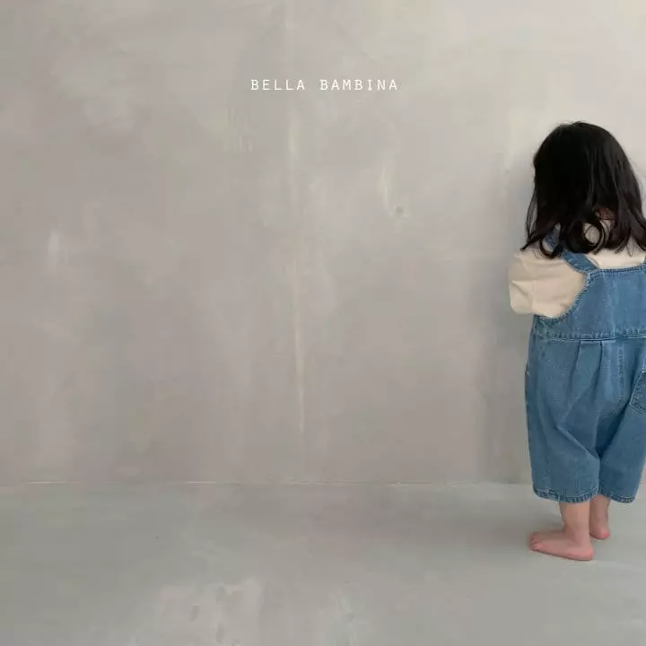 Bella Bambina - Korean Children Fashion - #Kfashion4kids - Bebe Wrinkle Denim Bodysuit - 7