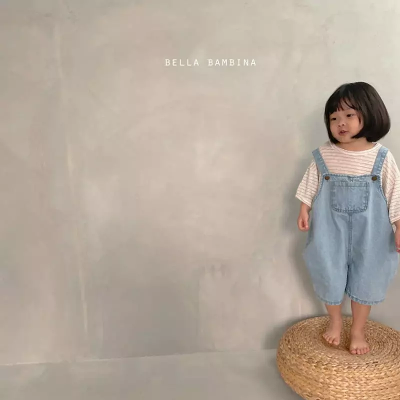 Bella Bambina - Korean Children Fashion - #Kfashion4kids - Ann Denim Dungarees - 6