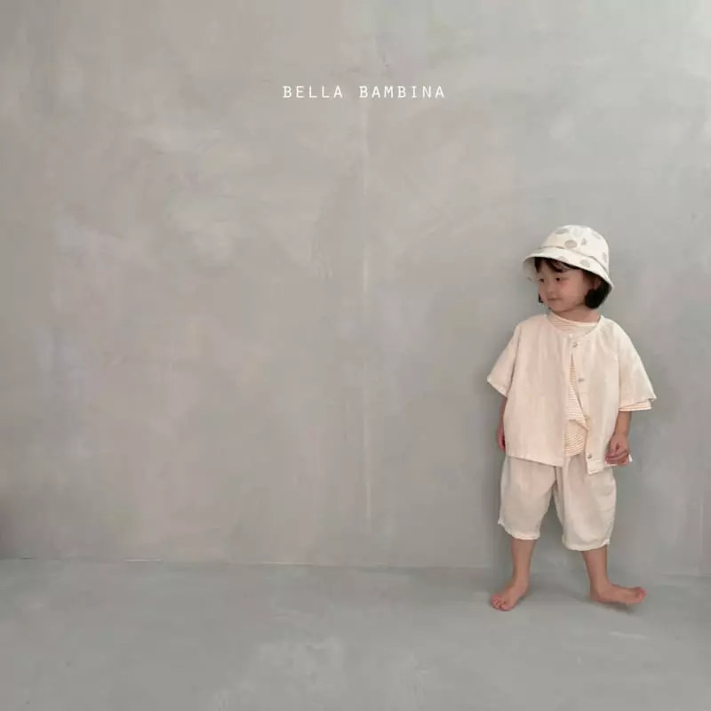 Bella Bambina - Korean Children Fashion - #childrensboutique - Onui Muzi Top Bottom Set - 3