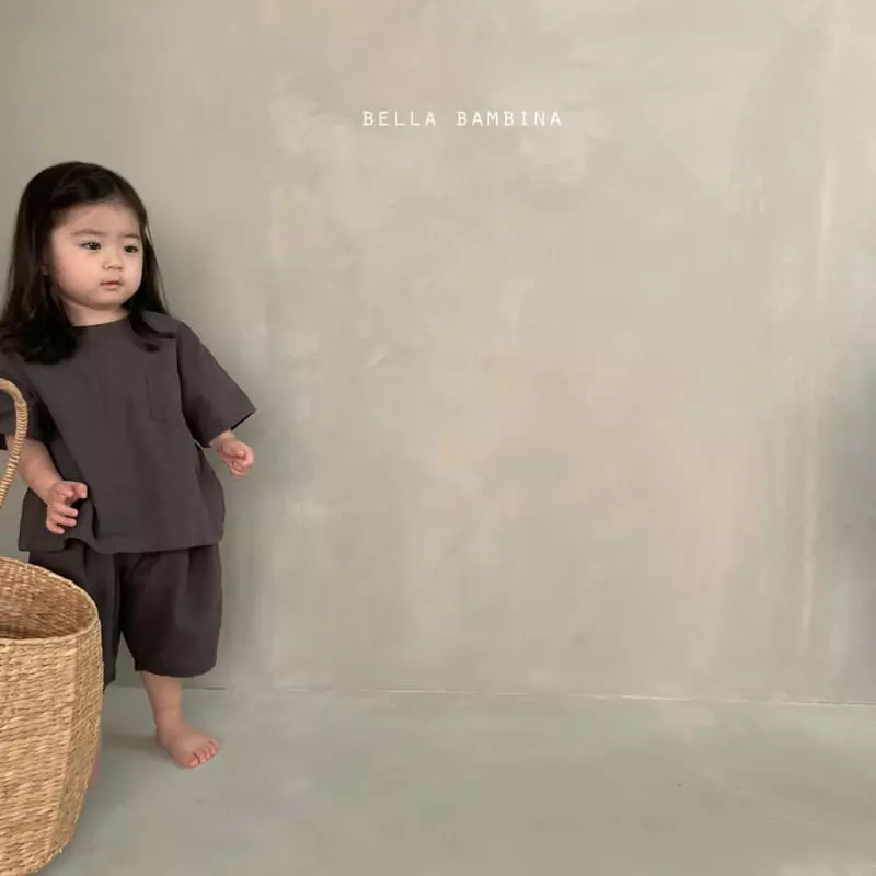 Bella Bambina - Korean Children Fashion - #childrensboutique - Onui Muzi Top Bottom Set - 4