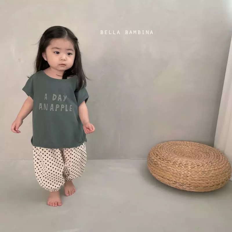 Bella Bambina - Korean Children Fashion - #kidsshorts - Apple Sleeveless Tee - 2