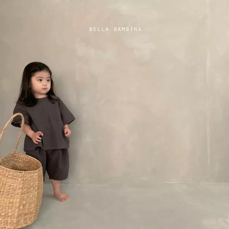 Bella Bambina - Korean Children Fashion - #kidsstore - Onui Muzi Top Bottom Set - 8