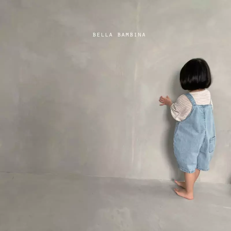 Bella Bambina - Korean Children Fashion - #littlefashionista - Ann Denim Dungarees - 7