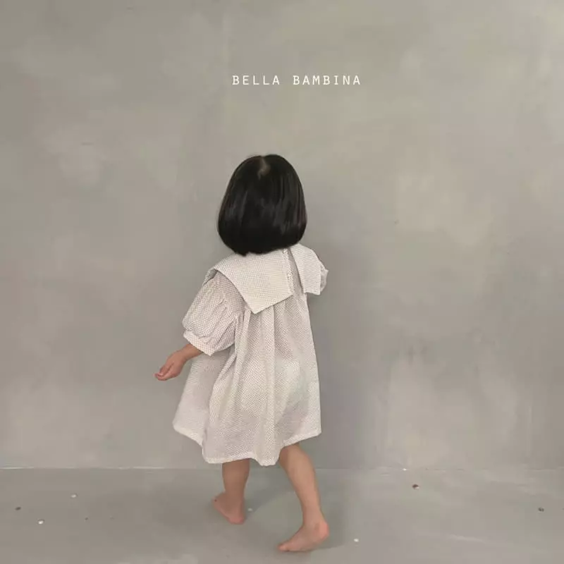 Bella Bambina - Korean Children Fashion - #magicofchildhood - Sailor Collar One-piece - 3