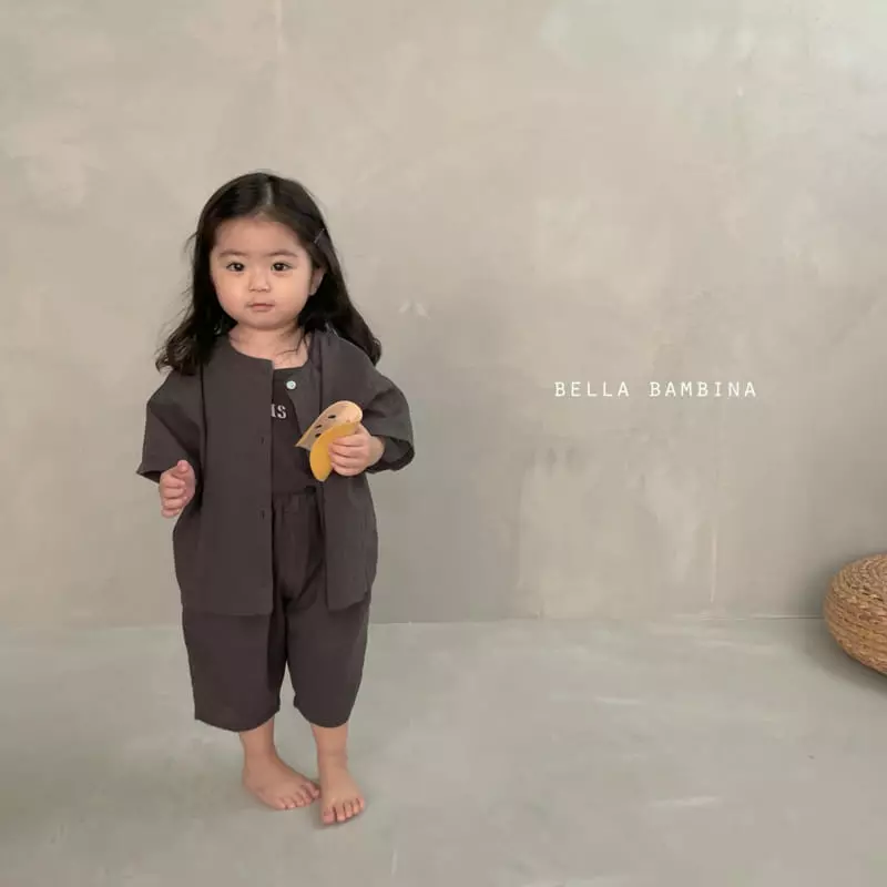 Bella Bambina - Korean Children Fashion - #magicofchildhood - Onui Muzi Top Bottom Set - 12