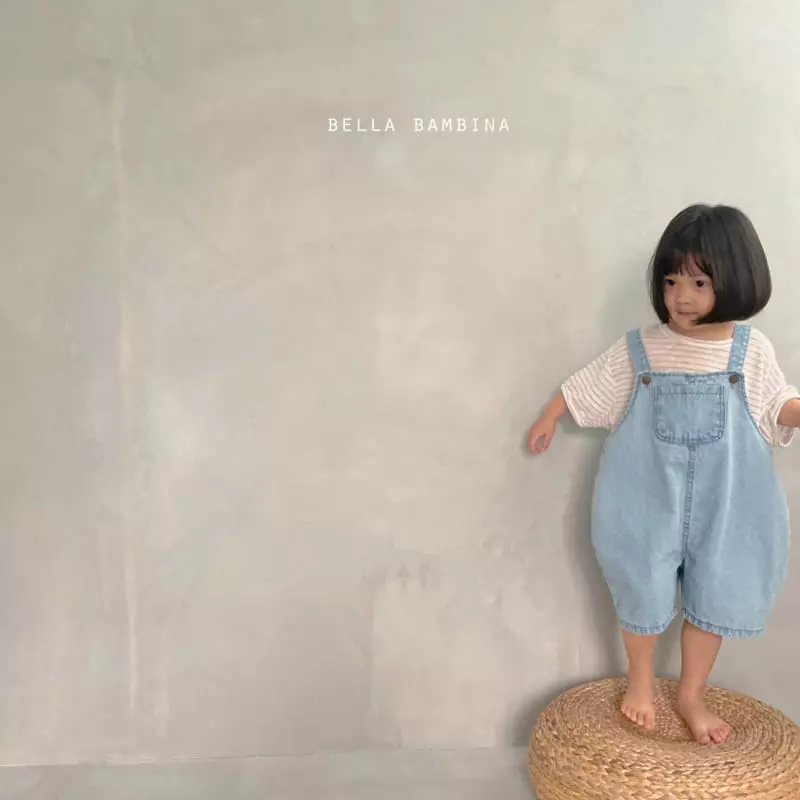 Bella Bambina - Korean Children Fashion - #prettylittlegirls - Ann Denim Dungarees - 10