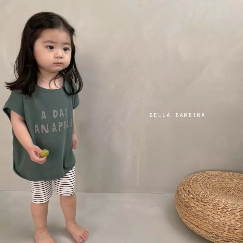Bella Bambina - Korean Children Fashion - #todddlerfashion - Apple Sleeveless Tee - 10