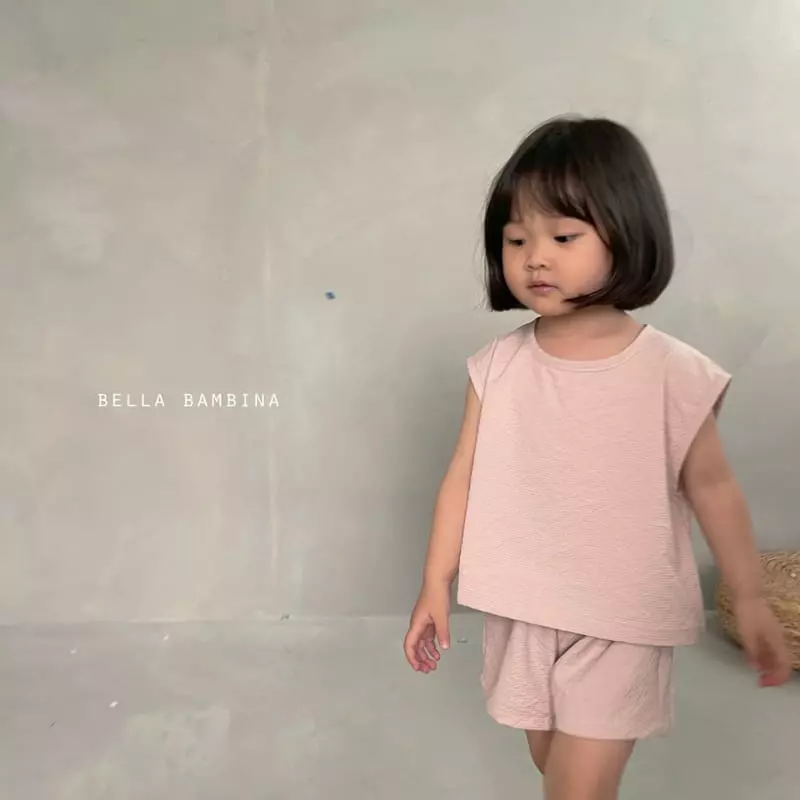 Bella Bambina - Korean Children Fashion - #toddlerclothing - Ppuing Top Bottom Set - 6