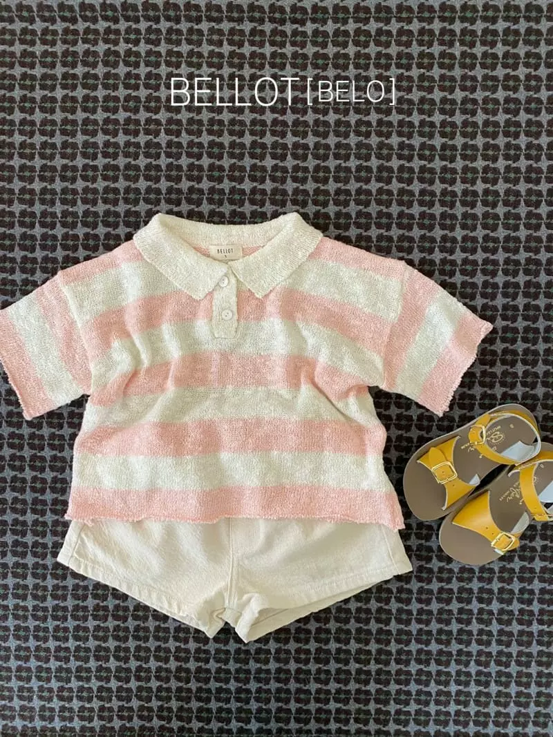 Bellot - Korean Children Fashion - #fashionkids - Pierre Collar Knit Tee - 2