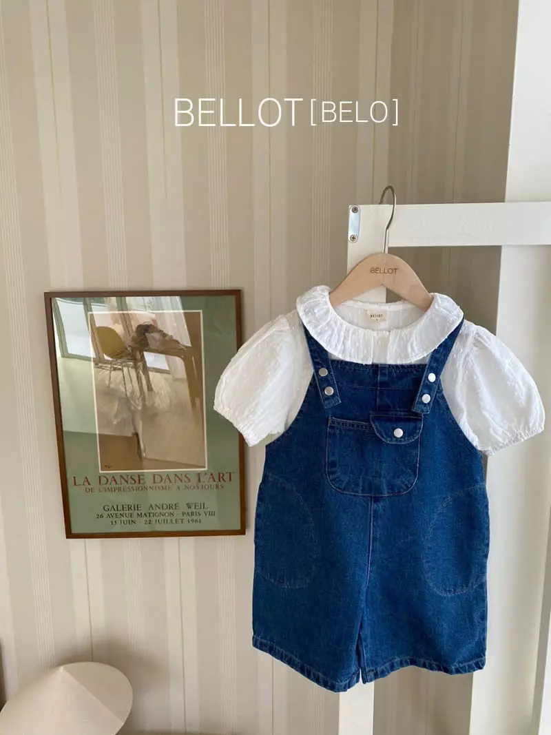 Bellot - Korean Children Fashion - #kidsshorts - Sour Dungarees - 2