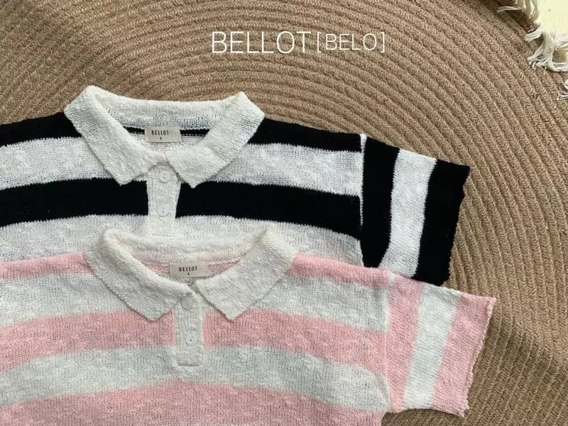 Bellot - Korean Children Fashion - #littlefashionista - Pierre Collar Knit Tee - 7