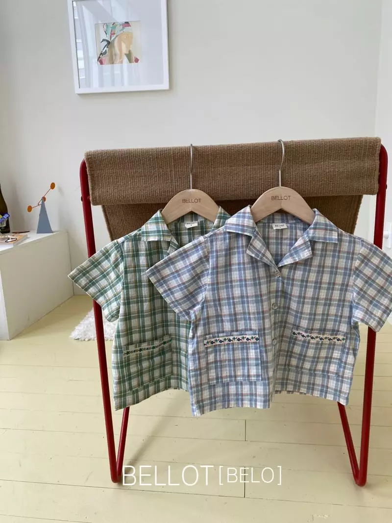 Bellot - Korean Children Fashion - #magicofchildhood - Butter Check Shirt