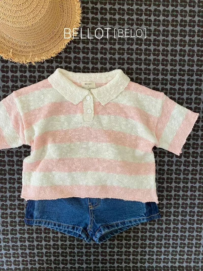 Bellot - Korean Children Fashion - #minifashionista - Pierre Collar Knit Tee - 9