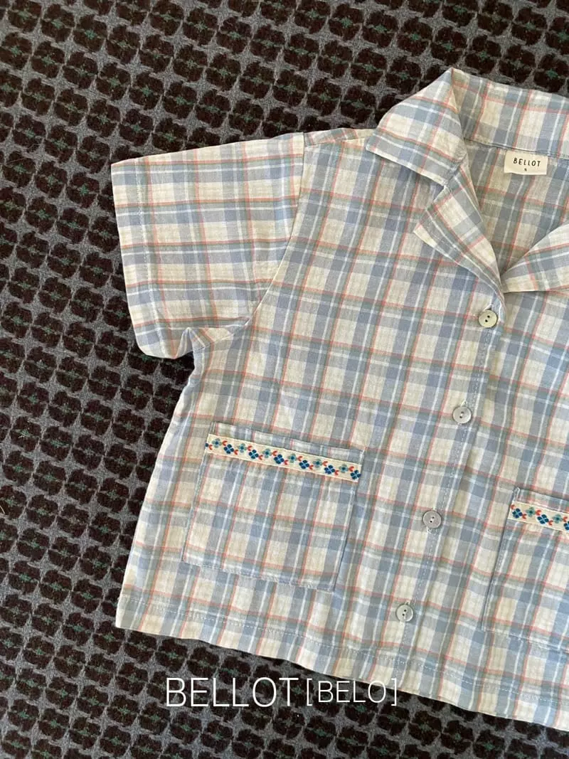 Bellot - Korean Children Fashion - #stylishchildhood - Butter Check Shirt - 6