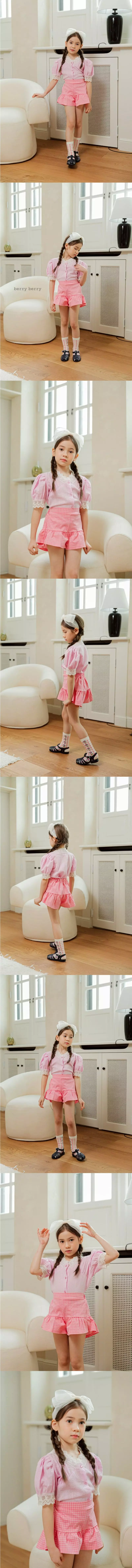 Berry Berry - Korean Children Fashion - #designkidswear - Check Pants - 3