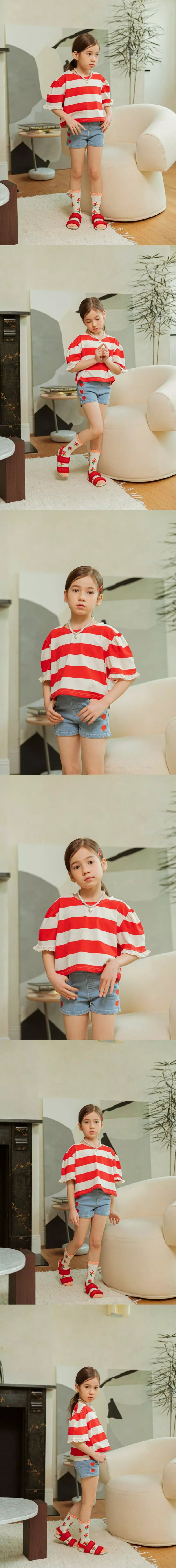 Berry Berry - Korean Children Fashion - #discoveringself - Heart Pants - 2