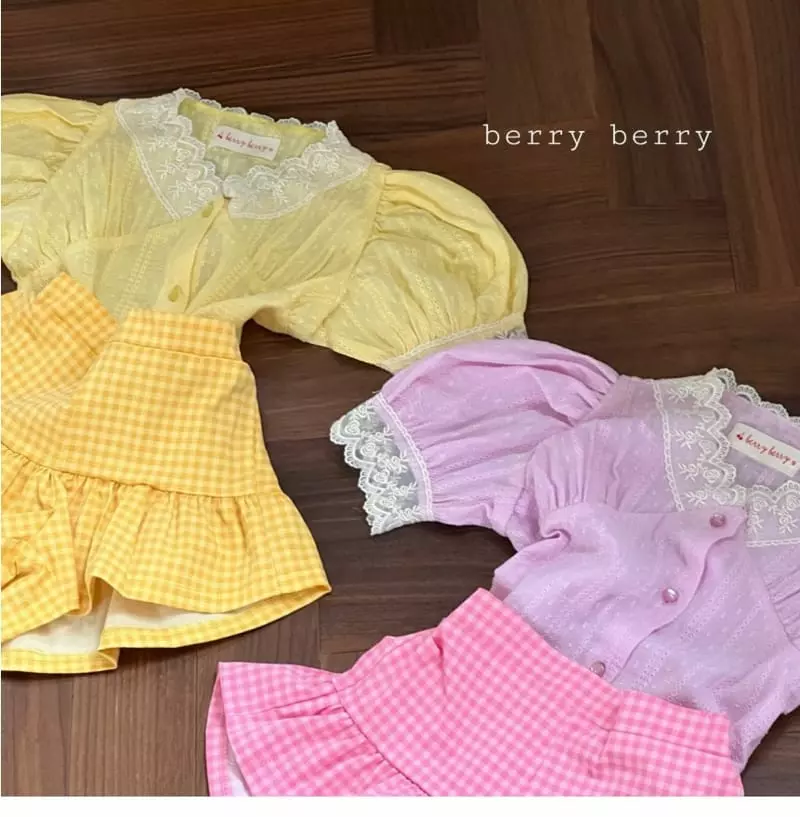 Berry Berry - Korean Children Fashion - #fashionkids - Check Pants - 5
