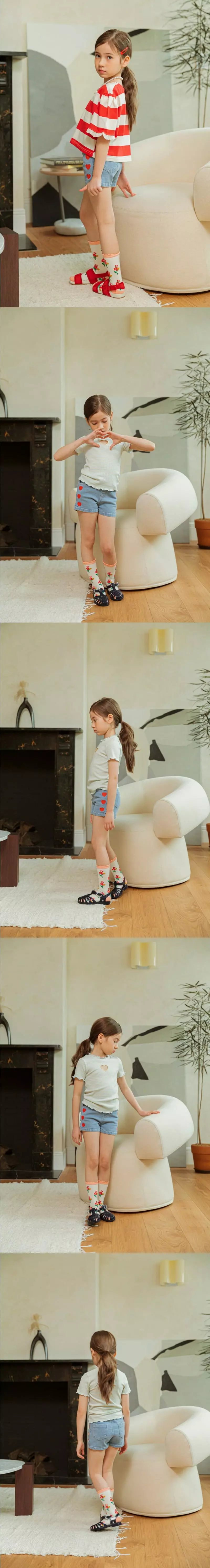 Berry Berry - Korean Children Fashion - #fashionkids - Heart Pants - 3