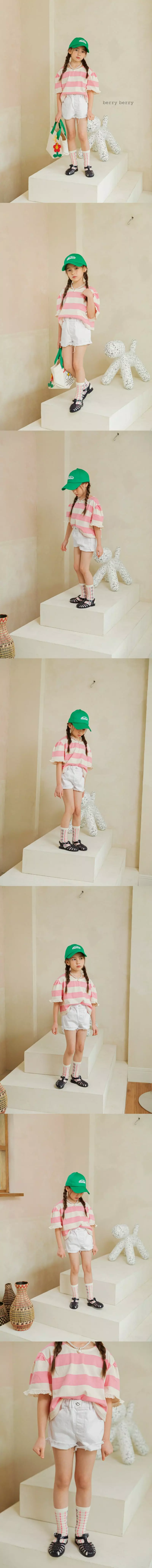 Berry Berry - Korean Children Fashion - #kidsshorts - Smile Pants - 3