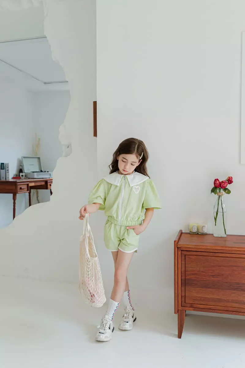 Berry Berry - Korean Children Fashion - #kidsshorts - Basrak Top Bottom Set - 10