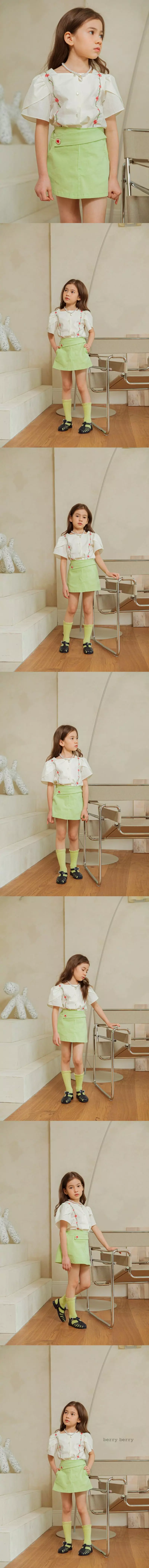 Berry Berry - Korean Children Fashion - #kidsstore - Pastel Skrit - 3