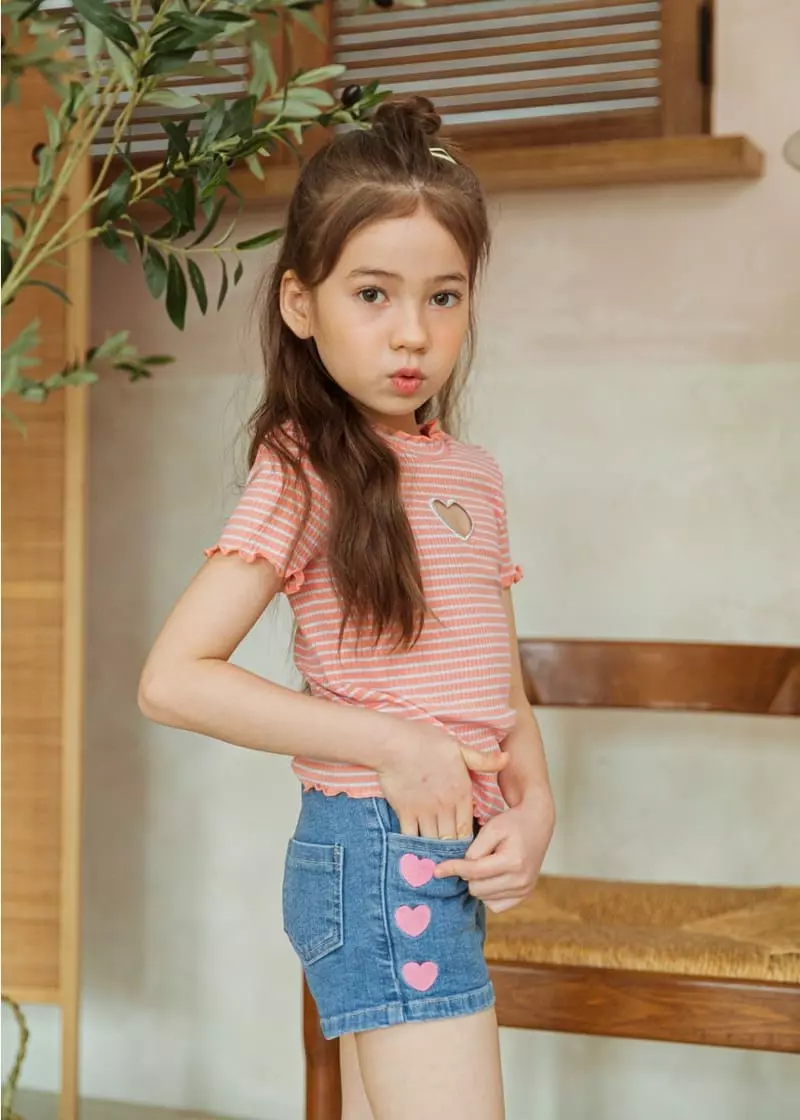 Berry Berry - Korean Children Fashion - #kidsstore - Heart Tee