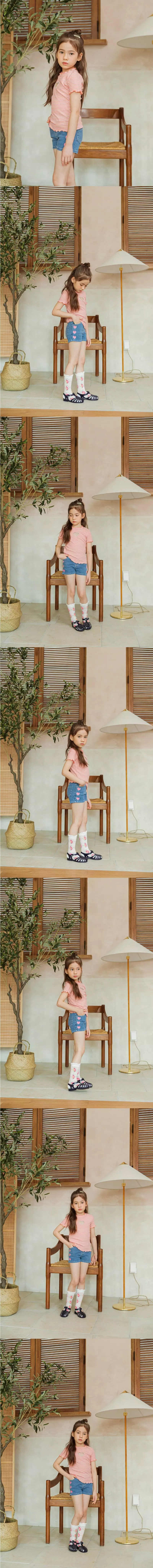 Berry Berry - Korean Children Fashion - #kidzfashiontrend - Heart Tee - 2
