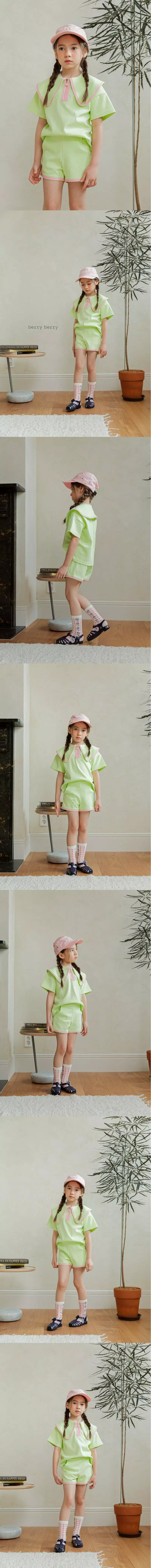 Berry Berry - Korean Children Fashion - #minifashionista - Lala Top Bottom Set - 4