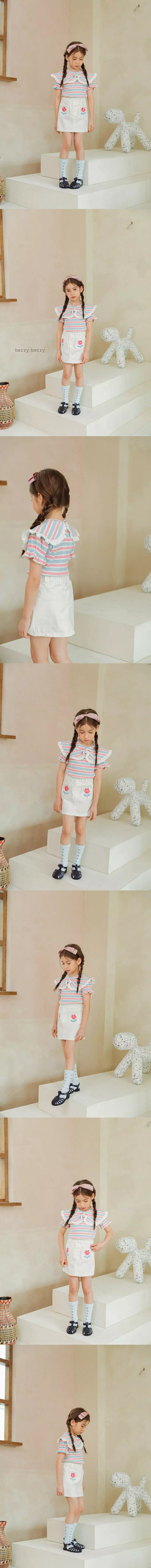 Berry Berry - Korean Children Fashion - #prettylittlegirls - Flower Skirt - 3
