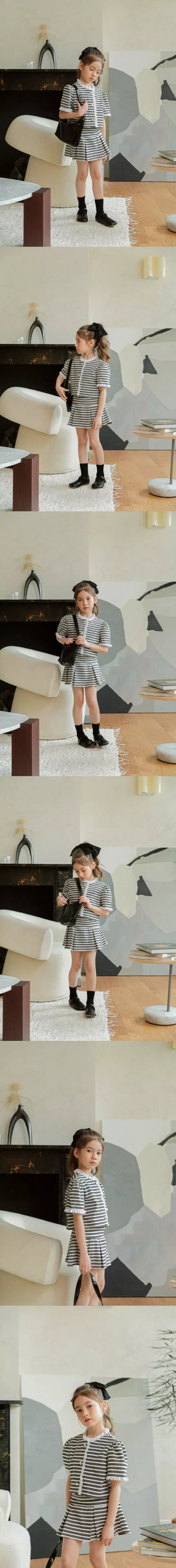 Berry Berry - Korean Children Fashion - #stylishchildhood - Bebe Top Bottom Set - 3