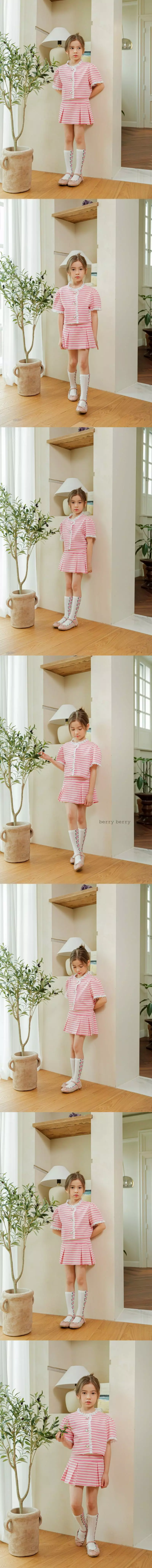 Berry Berry - Korean Children Fashion - #toddlerclothing - Bebe Top Bottom Set - 2