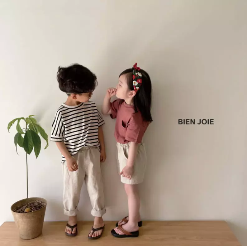 Bien Joie - Korean Children Fashion - #Kfashion4kids - Nimo Stripes Tee - 10