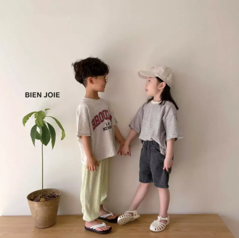 Bien Joie - Korean Children Fashion - #Kfashion4kids - Dono Stripes Tee - 6