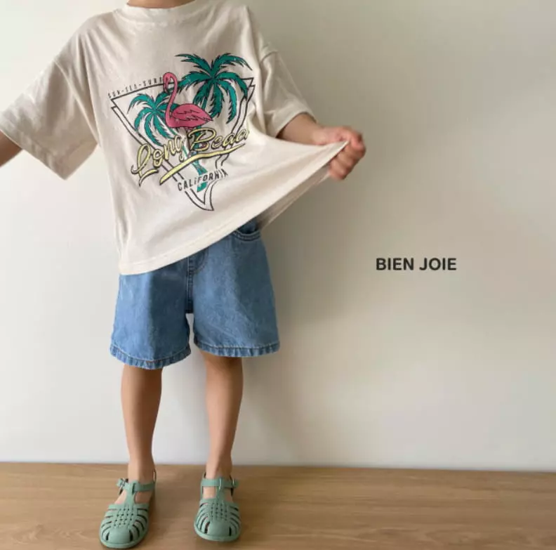 Bien Joie - Korean Children Fashion - #Kfashion4kids - Plamingo Tee