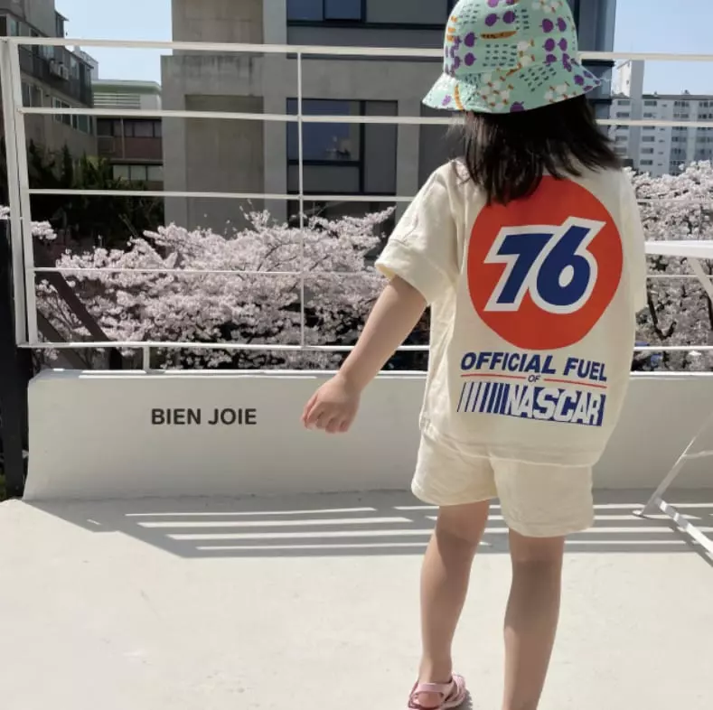 Bien Joie - Korean Children Fashion - #Kfashion4kids - Lare Top Bottom Set - 10