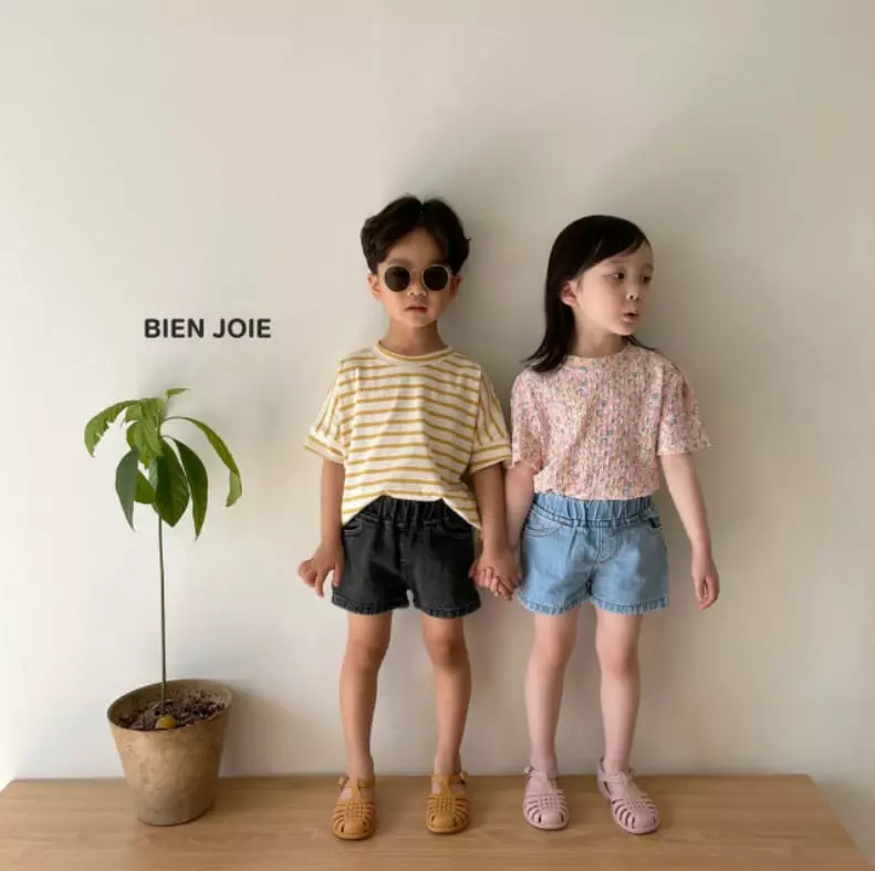 Bien Joie - Korean Children Fashion - #childofig - Nimo Stripes Tee - 2