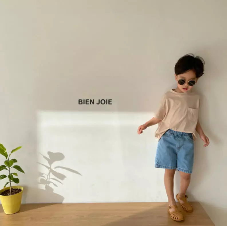 Bien Joie - Korean Children Fashion - #childofig - Teba Denim Shorts - 3