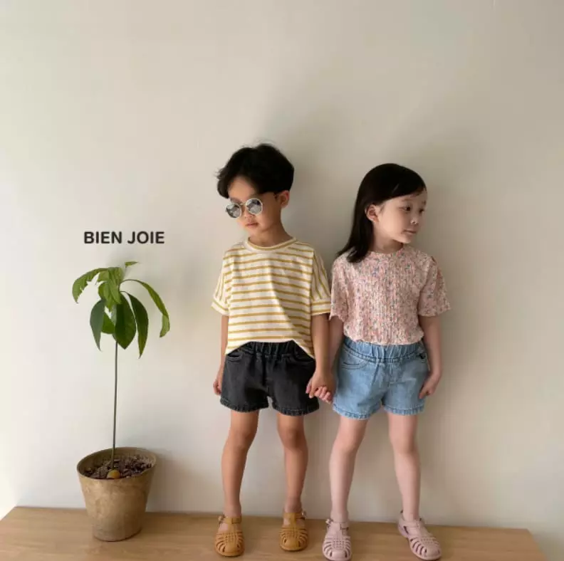 Bien Joie - Korean Children Fashion - #childrensboutique - Nimo Stripes Tee - 4